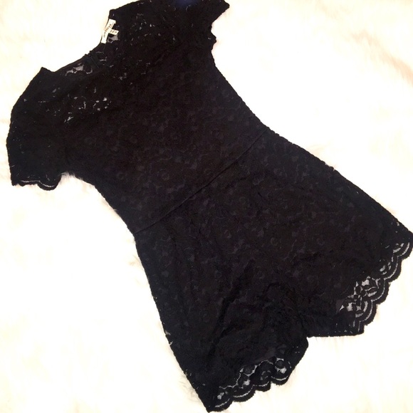 Monteau Dresses & Skirts - Black & Lace Romper [monteau]